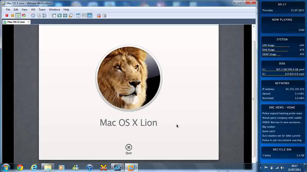 mac os x download for windows 10